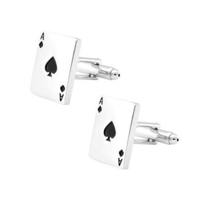 Manžetové gombíky - Poker eso (Ace)