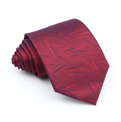 Kravata so vzorom červená