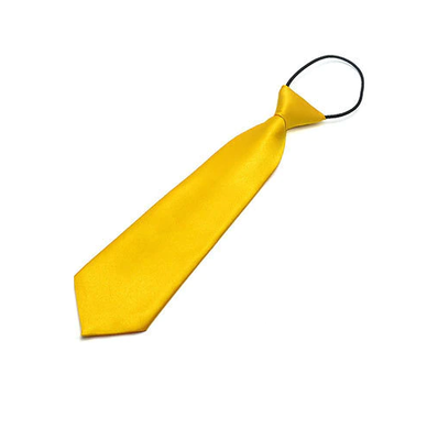 Kravata pre deti hodvábna žltá