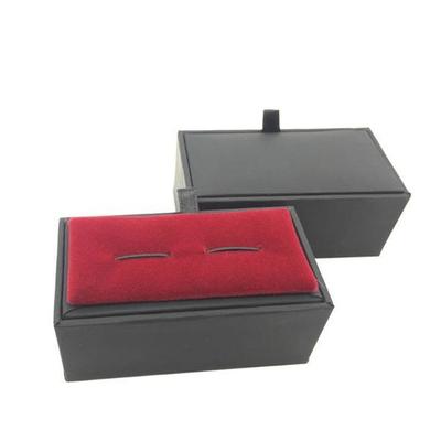 Krabička na manžetové gombíky - čierna